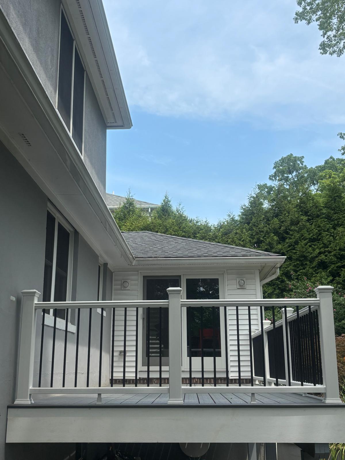Custom deck project in New Jersey